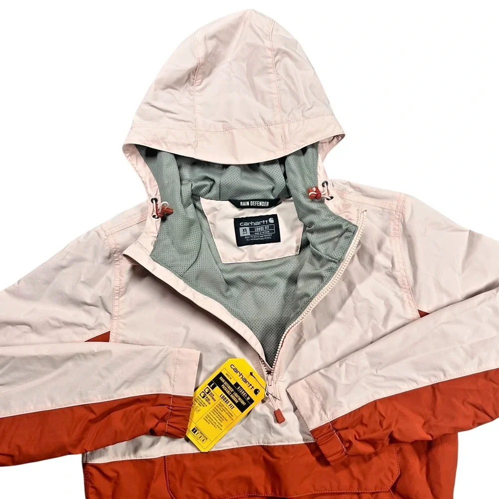 Carhartt Rain Defender‎ Loose Fit Lightweight Packable Anorak Jacket Women's XS